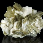 Mica var. Muscovite, K Feldspar