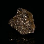 PYRITE and QUARTZ on SIDERITE - Mine de Mésage, France