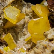 Wulfenite with Dolomite