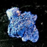 Azurite with Malachite