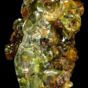 Opal var. hyalite CRAZY FLUORESCENCE