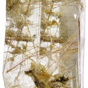 Rutile inclusions in quartz