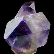 Quartz var. hourglass amethyst