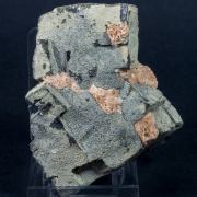 Galena with Cerussite, Plumbogummite, Quartz, Wulfenite and Baryte