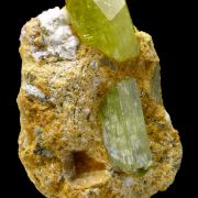 Apatite, feldspar