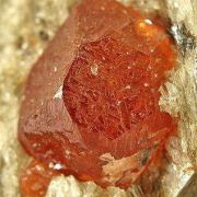 Spessartine Garnet in Mica Schist