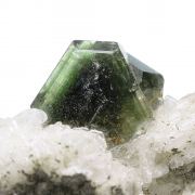 Fluorapatite on Albite