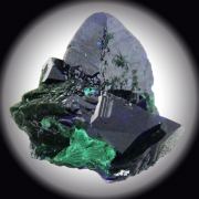 Azurite w/ Malachite