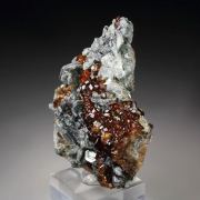 gem GARNET var. HESSONITE, CLINOCHLORE