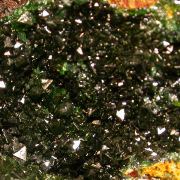 Libethenite with Pseudomalachite