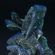 Malachite after Azurite with Malachite
