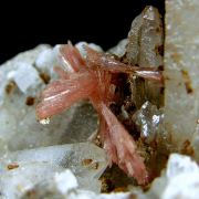 Inesite and Hubeite on Quartz