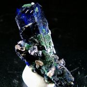 Azurite with Malachite and Cerussite