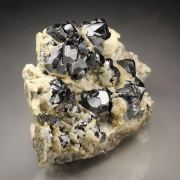 twinned SPHALERITE, GALENA