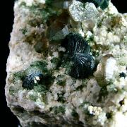 Hematite Iron Rose with Quartz, Adularia and Chlorite