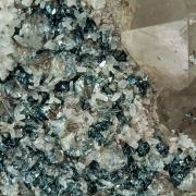 Quartz with Hematite and Calcite