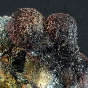 Tourmaline var. Schorl on Quartz