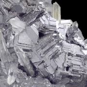 Galena - spinel law twin, Quartz