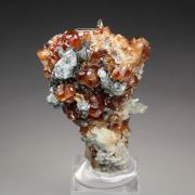 gem GARNET var. HESSONITE, DIOPSIDE