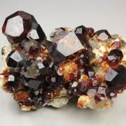 gemmy GARNET var. SPESSARTINE, QUARTZ var. SMOKY