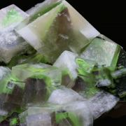 Calcite with Duftite & Hematite phantoms