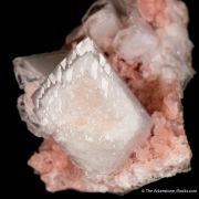 Rhodochrosite intergrown with Baryte