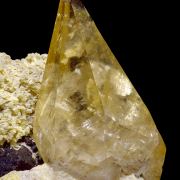 Calcite, baryte, sphalerite