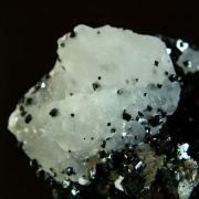 Ilvaite with Calcite and Quartz
