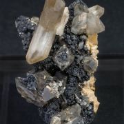 Cerussite with Galena and Dolomite