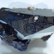 Azurite with Cerussite