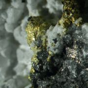 Gold with Coloradoite, Hessite and Sylvanite in Quartz
