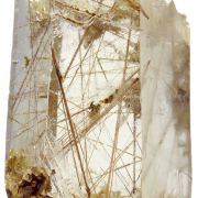 Rutile inclusions in quartz
