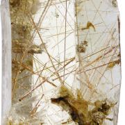 Rutile inclusions in quartz