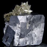 Galena, calcite