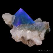 Fluorite with Quartz