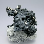 Acanthite with Silver