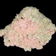 Rhodochrosite / with Stilbite(!) / & Chalcopyrite