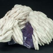 Baryte with Fluorite