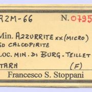 Azurite with Chalcopyrite and Malachite