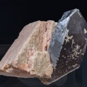 Microcline with Quartz (variety smoky)