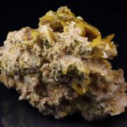 WULFENITE, DOLOMITE