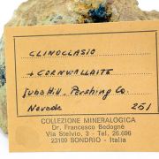 Clinoclase with Cornwallite