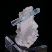 AQUAMARINE on ALBITE - Nyet-Bruk, Pakistan