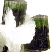 Tourmaline, albite
