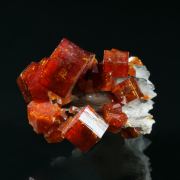 VANADINITE on BARYTE - Morocco