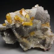 gem BARYTE bi-terminated, QUARTZ