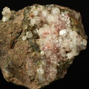 Puflerite (var. of Stilbite) and Chabazite