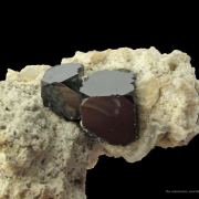 Bixbyite and Hyalite Opal (Fluorescent)