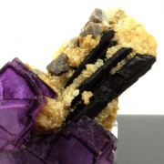 Fluorite + Ilvaite + Scheelite.