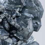 Stibnite with Calcite